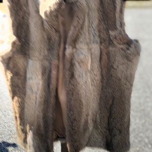 Michael Kors rabbit fur vest